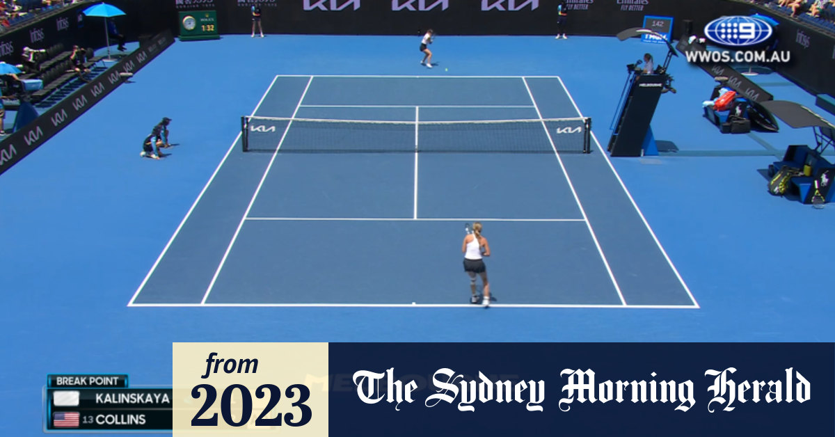 Video: Match Highlights: Anna Kalinskaya v Danielle Collins